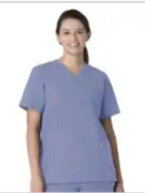 Unisex Force Essentials V-neck 6-pocket Scrub Top 4x